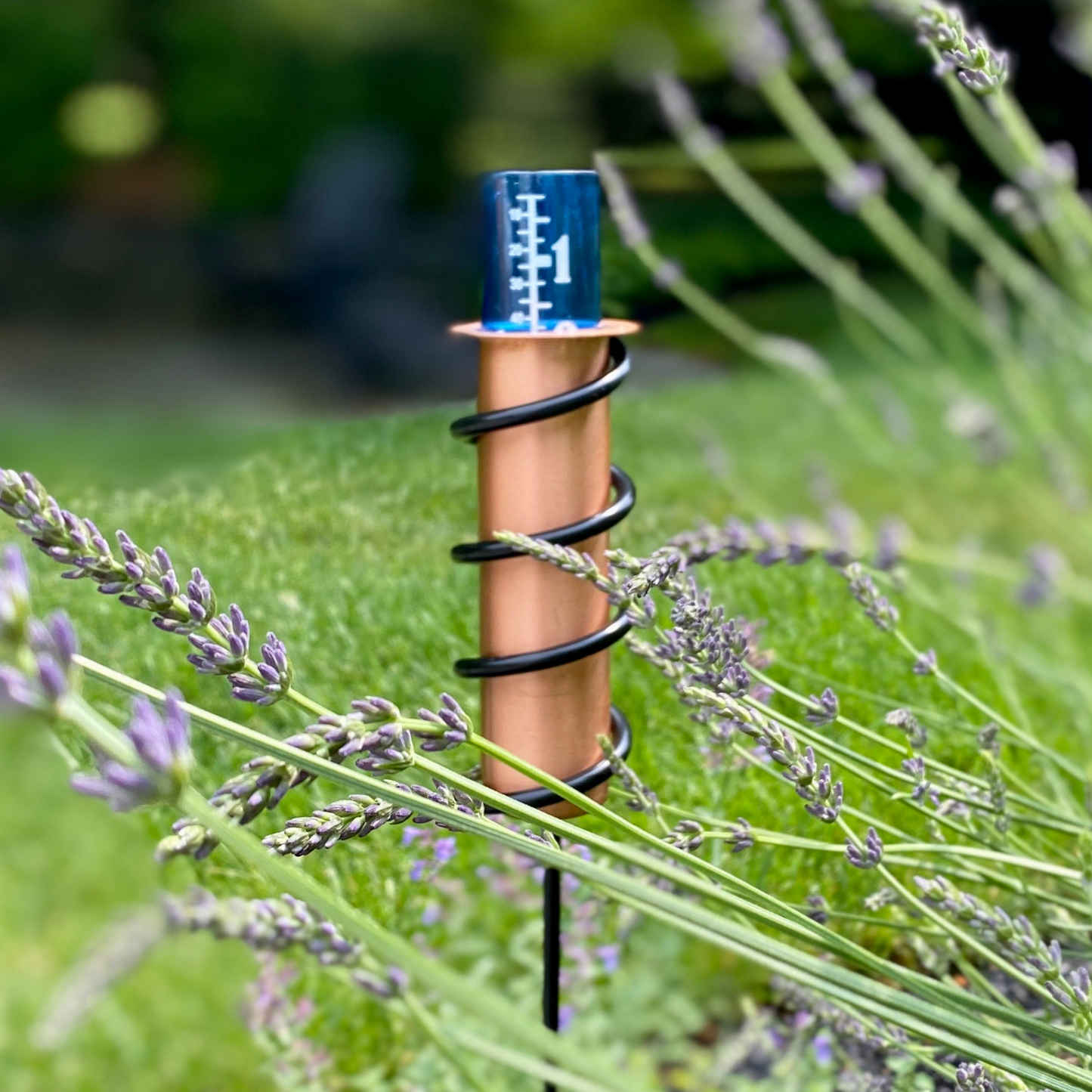 artistic rain gauge