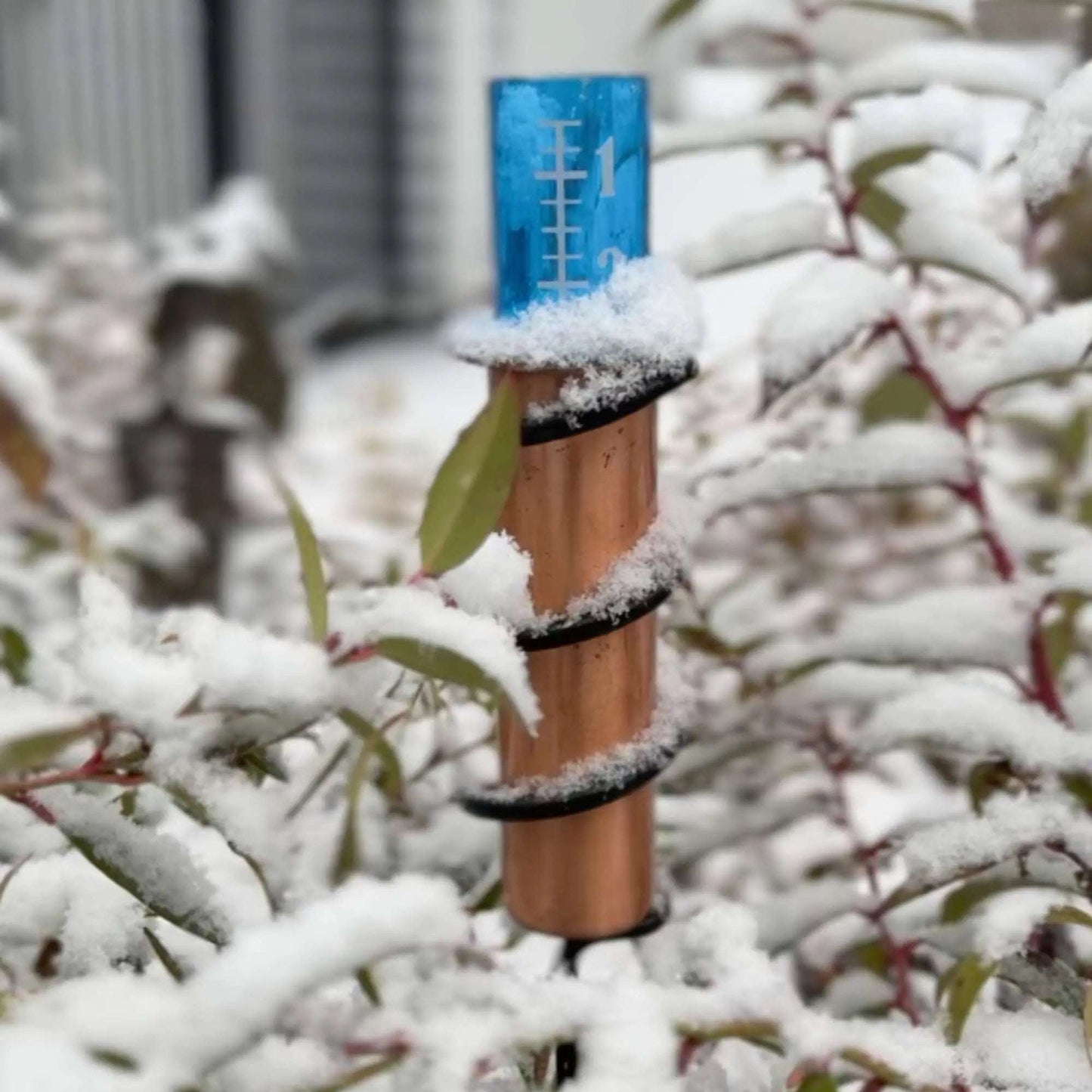 Solid Copper Rain Gauge – 24" Garden Stake – Winter Safe - World's Coolest Rain Gauge Co.