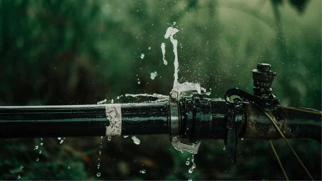 leaking garden hose