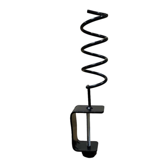 Deck Mount Rain Gauge Heavy Duty Steel Clamp Part Only. 