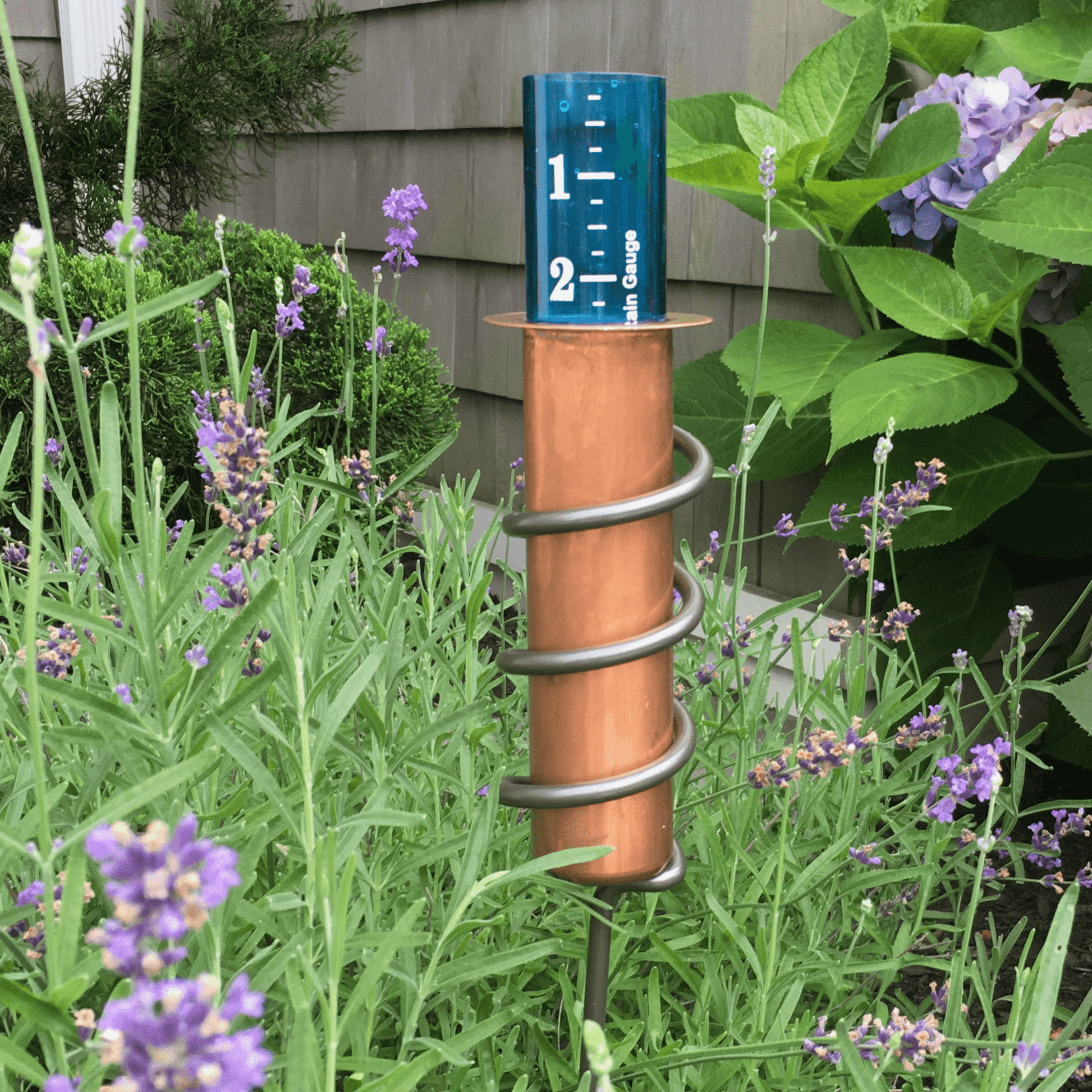 Solid Copper Rain Gauge. No Glass. No Leaks. No Worries. - World's Coolest Rain Gauge Co.