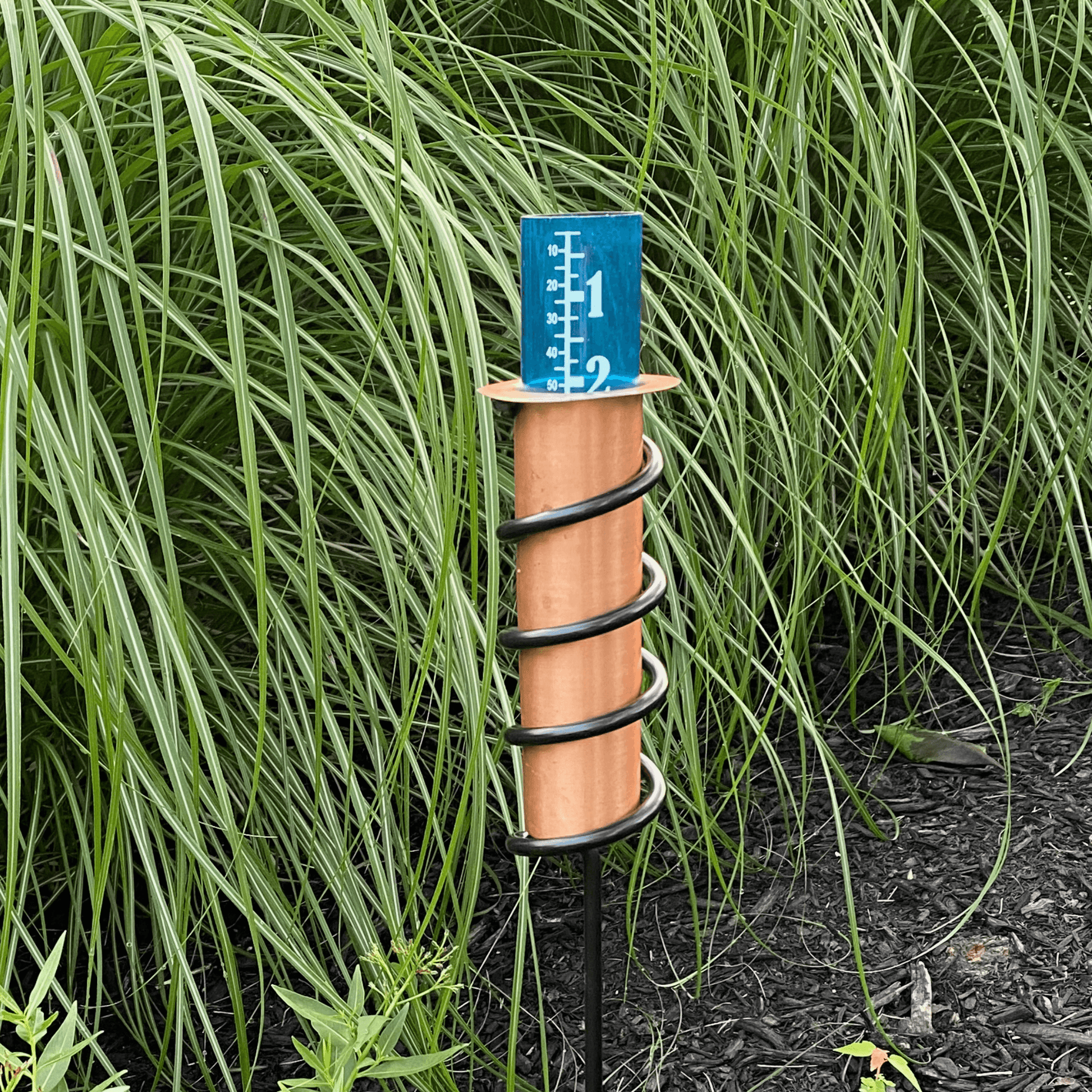 Solid Copper Rain Gauge. No Glass. No Leaks. No Worries. - World's Coolest Rain Gauge Co.